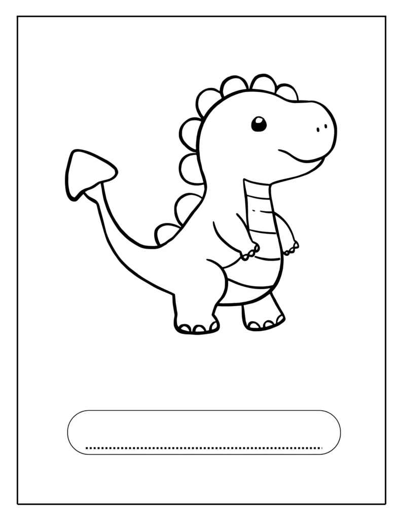 a black and white picture of a dinosaur