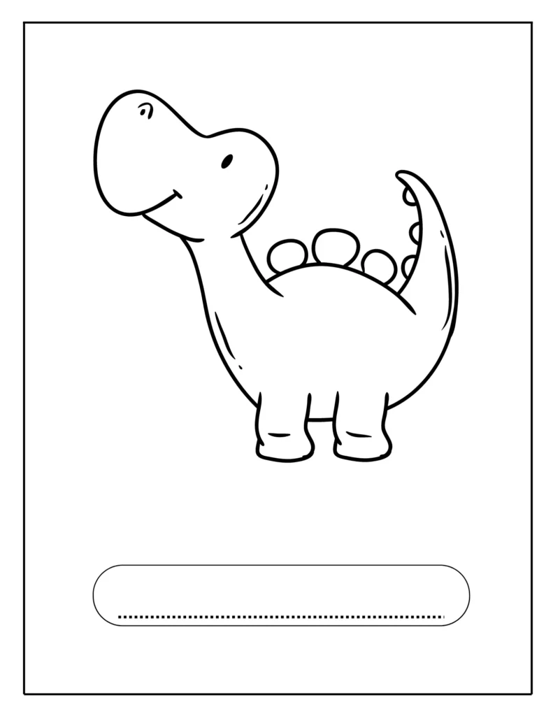 a cartoon dinosaur on a white background