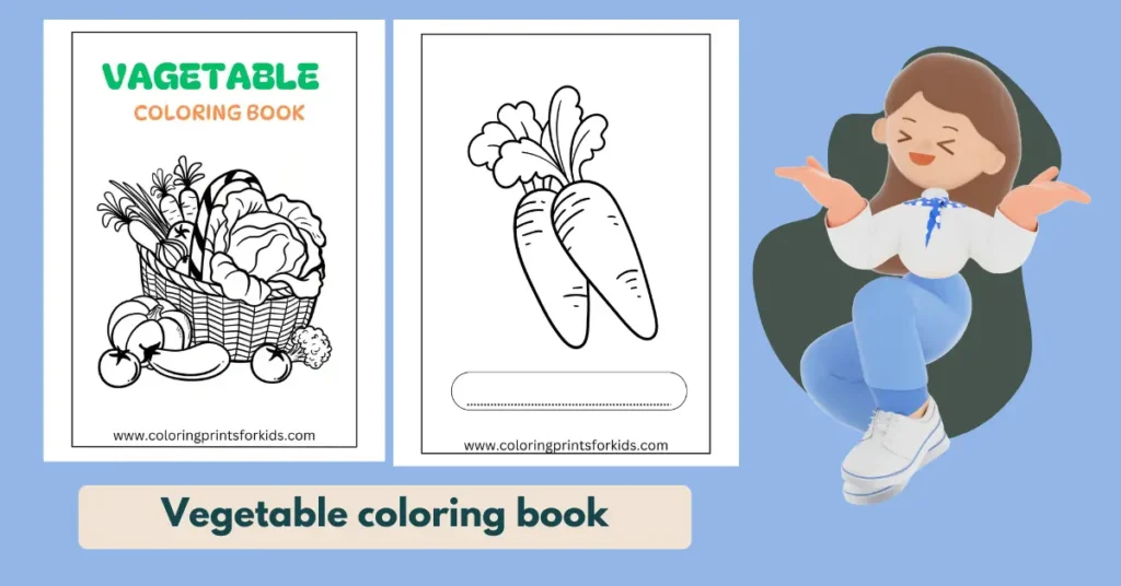 free pdf vegetable coloring book for kids